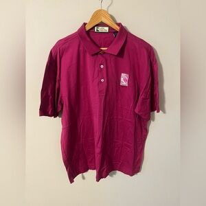 The Lodge at Torrey Pines Classic Men's Supima Polo Shirt Pink Large